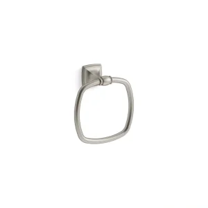 KOHLER Grand Wall Mounted Towel Ring in Vibrant Brushed Nickel