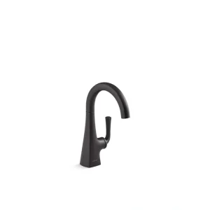 KOHLER Graze Single-Handle Beverage Faucet in Matte Black