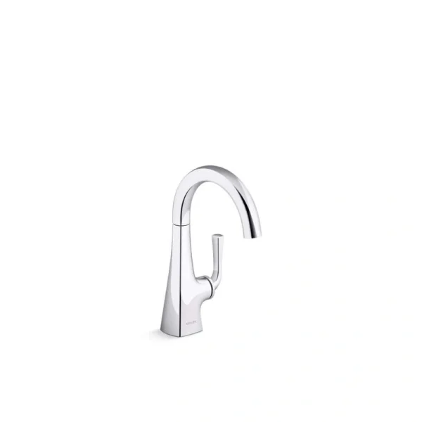KOHLER Graze Single Handle Beverage Faucet in Polished Chrome