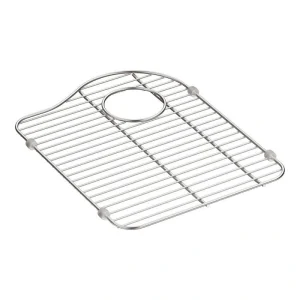 KOHLER Hartland 13-1/8 in. x 16-7/8 in. Stainless Steel Right-Hand Bottom Bowl Rack for K-5818 Sink