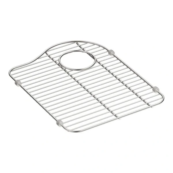 KOHLER Hartland 13-1/8 in. x 16-7/8 in. Stainless Steel Right-Hand Bottom Bowl Rack for K-5818 Sink