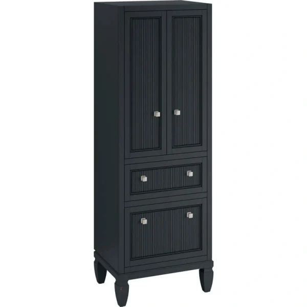KOHLER Hearthaven 24 in. W Linen Cabinet in Slate Grey