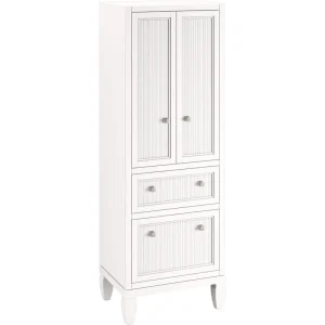 KOHLER Hearthaven 24 in. W Linen Cabinet in White