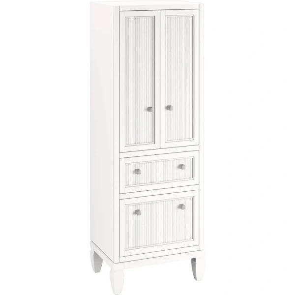KOHLER Hearthaven 24 in. W Linen Cabinet in White