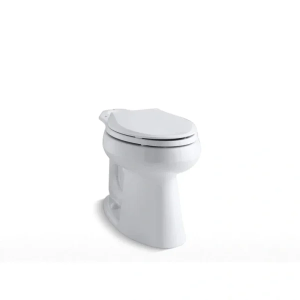 KOHLER Highline 10 in. Rough In Elongated Chair Height Toilet Bowl Only in White, Seat Not Included