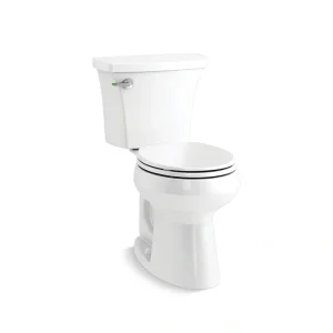 KOHLER Highline 12 in. Rough In 2-Piece 1.1 GPF Dual Flush Elongated Toilet in White Seat Not Included