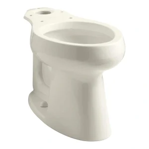 KOHLER Highline 12 in. Rough In Elongated Chair Height Toilet Bowl Only in Biscuit, Seat Not Included T726939905