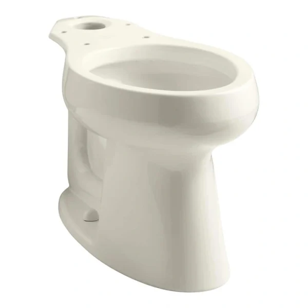 KOHLER Highline 12 in. Rough In Elongated Chair Height Toilet Bowl Only in Biscuit, Seat Not Included T726939905