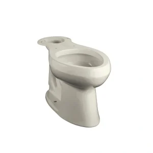 KOHLER Highline 12 in. Rough In Elongated Chair Height Toilet Bowl Only in Biscuit, Seat Not Included T726940072