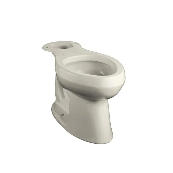 KOHLER Highline 12 in. Rough In Elongated Chair Height Toilet Bowl Only in Biscuit, Seat Not Included T726940072