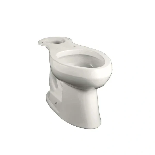 KOHLER Highline 12 in. Rough In Elongated Chair Height Toilet Bowl Only in White, Seat Not Included T726940559