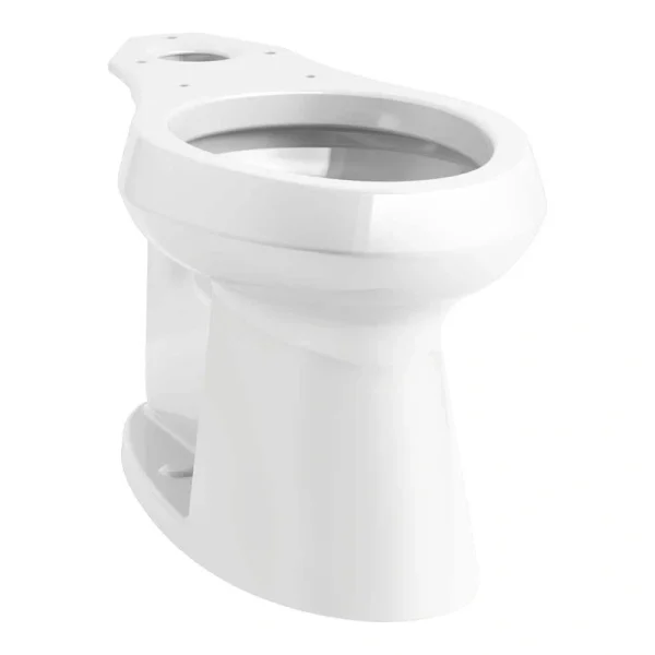 KOHLER Highline 12in. Rough In Elongated Chair Height Toilet Bowl Only with Concealed Trapway in White, Seat Not Included