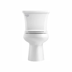 KOHLER Highline Arc 12 in. Rough In 2-Piece 1.28 GFP Single Flush Round Chair Height Toilet in White with Soft Close Seat
