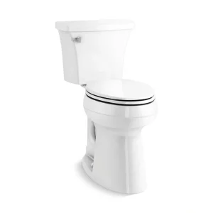 KOHLER Highline Arc Extra Tall 12 in. Rough In 2-Piece 1.28 GFP Single Flush Elongated Toilet in White with Soft Close Seat