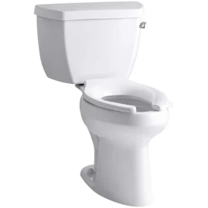 KOHLER Highline Classic 12in. Rough In 2-Piece 1.6 GFP Single Flush Elongated Toilet in White, Seat Not Included