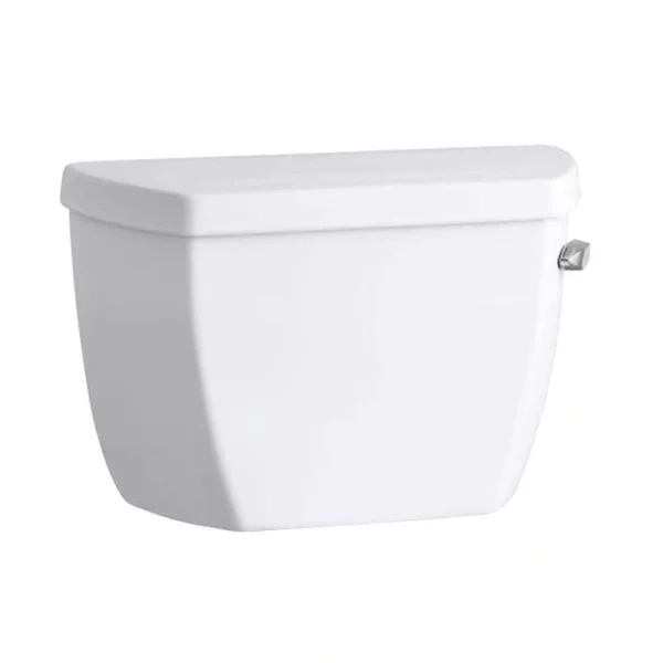 KOHLER Highline Classic Toilet Tank Only with Right-Hand Trip Lever 1.0 GFP Single Flush in White