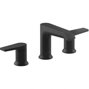 KOHLER Hint 8 in. Widespread 2-Handle Bathroom Faucet in Matte Black