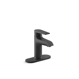 KOHLER Hint Single Hole 1.2 GPM Single-Handle Bathroom Sink Faucet in Matte Black
