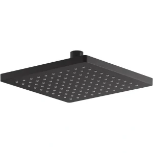 KOHLER Honesty 1-Spray Patterns 8 in. Ceiling Mount 1.75 GPM Fixed Shower Head in Matte Black