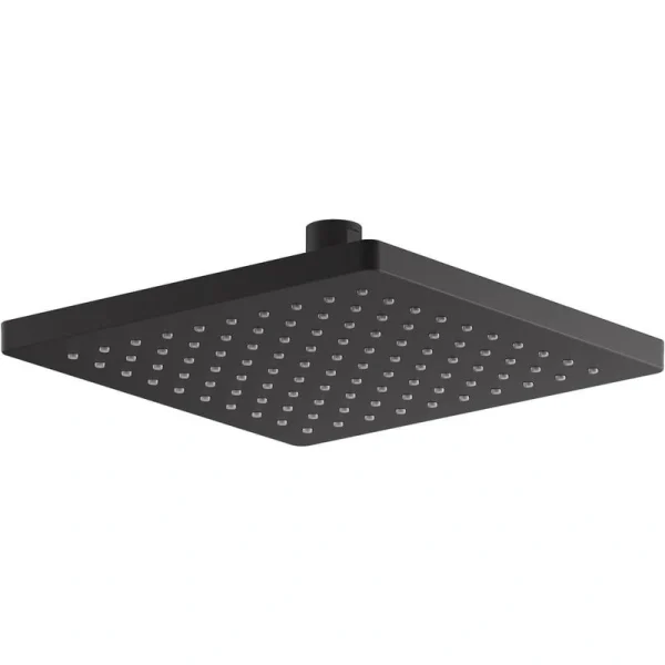 KOHLER Honesty 1-Spray Patterns 8 in. Ceiling Mount 1.75 GPM Fixed Shower Head in Matte Black