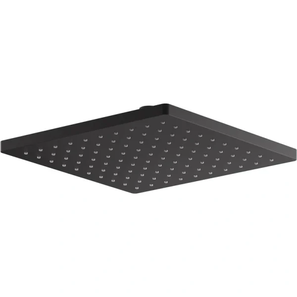 KOHLER Honesty 1-Spray Patterns with 2.5 GPM 10 in. Ceiling Mount Fixed Shower Head in Matte Black