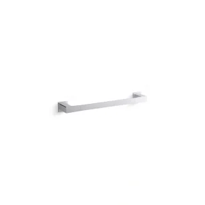 KOHLER Honesty 18 in. Wall Mounted Towel Bar in Polished Chrome