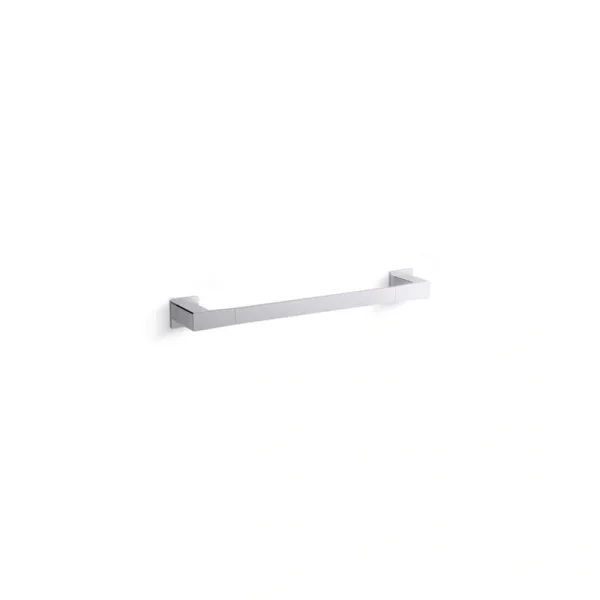 KOHLER Honesty 18 in. Wall Mounted Towel Bar in Polished Chrome