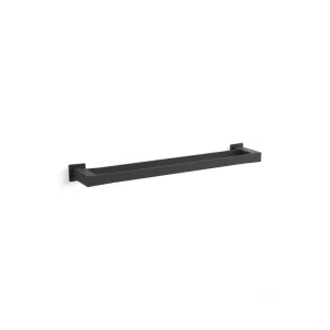 KOHLER Honesty 24 in. Wall Mounted Double Towel Bar in Matte Black
