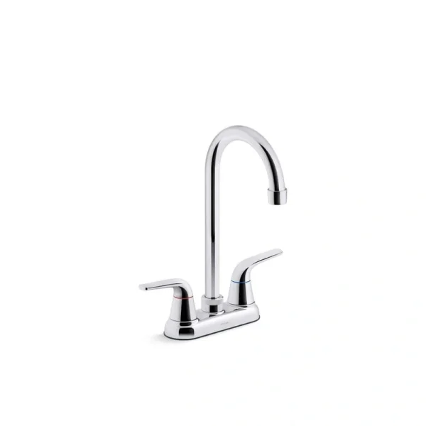 KOHLER Jolt 2-Handle Bar Sink Faucet in Polished Chrome