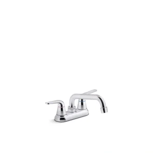 KOHLER Jolt 2-Handle Utility Sink Faucet in Polished Chrome T726941366