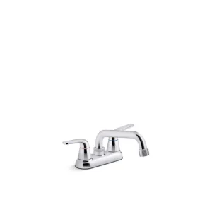 KOHLER Jolt 2-Handle Utility Sink Faucet in Polished Chrome T726941589