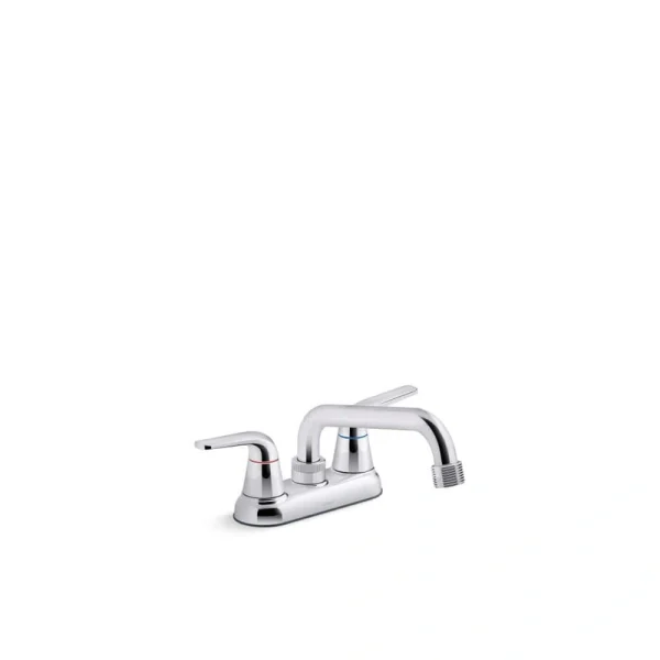 KOHLER Jolt 2-Handle Utility Sink Faucet in Polished Chrome T726941589