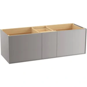 KOHLER Jute 60 in. Bath Vanity Cabinet Only in Mohair Grey