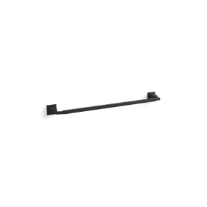 KOHLER Kallan 24 in. Wall Mount Towel Bar in Matte Black