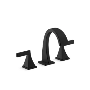 KOHLER Katun 8 in. Widespread 2-Handle Bathroom Faucet in Matte Black