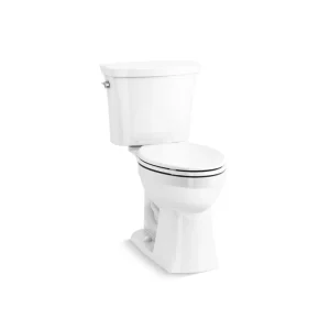 KOHLER Kelston 12 in. Rough In 2-Piece 1.28 GPF Single Flush Elongated Toilet in White Seat Not Included T726940841