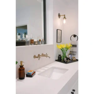 KOHLER Ladena 20 7/8″ Undermount Bathroom Sink in Biscuit with Overflow Drain
