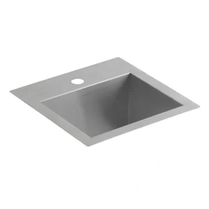 KOHLER Lyric 15 in. Stainless Steel 18 Gauge Drop in/Undermount Bar Sink