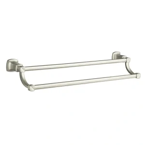 KOHLER Margaux 24 in. Double Towel Bar in Vibrant Brushed Nickel