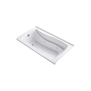 KOHLER Mariposa 5.5 ft. Acrylic Hourglass Rectangular Drop-in Whirlpool Bathtub in White