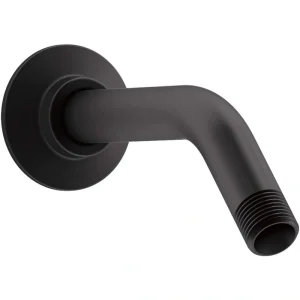 KOHLER MasterShower 7.5 in. Shower Arm and Flange, Matte Black