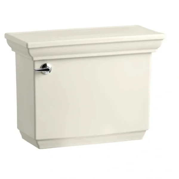 KOHLER Memoirs 1.28 GPF Single Flush Toilet Tank Only with AquaPiston Flush Technology in Biscuit