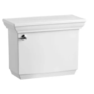 KOHLER Memoirs 1.28 GPF Single Flush Toilet Tank Only with AquaPiston Flush Technology in White