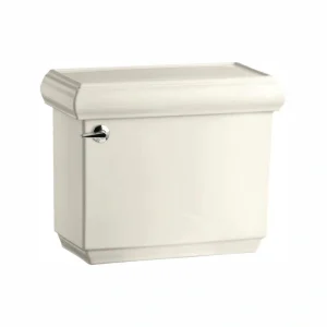KOHLER Memoirs 1.28 GPF Single Flush Toilet Tank Only with AquaPiston Flushing Technology in Biscuit
