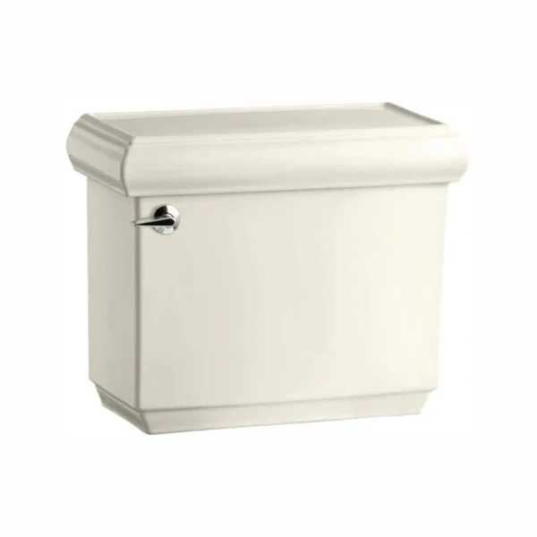 KOHLER Memoirs 1.28 GPF Single Flush Toilet Tank Only with AquaPiston Flushing Technology in Biscuit