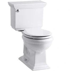 KOHLER Memoirs 12 in. Rough In 2-Piece 1.28 GPF Single Flush Round Toilet in White Seat Not Included T726941099
