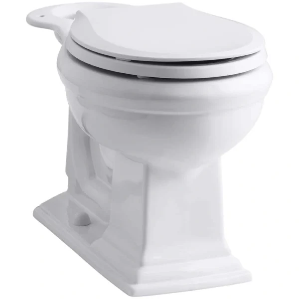 KOHLER Memoirs Comfort Height Round Front Toilet Bowl Only in White