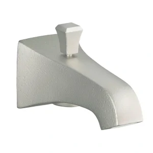 KOHLER Memoirs Diverter Bath Spout in Vibrant Brushed Nickel