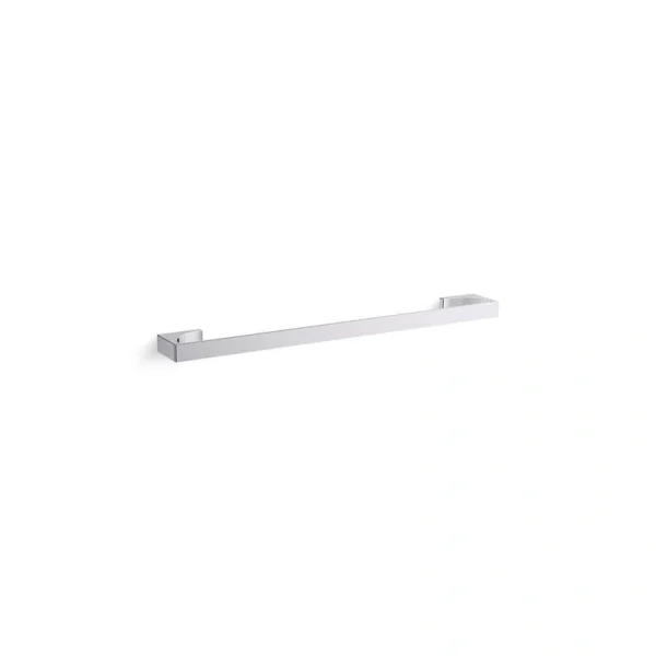 KOHLER Minimal 24 in. Wall Mounted Towel Bar in Polished Chrome