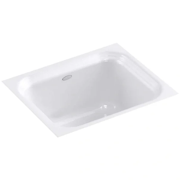 KOHLER Northland White Cast Iron 15 in. Undermount Bar Sink
